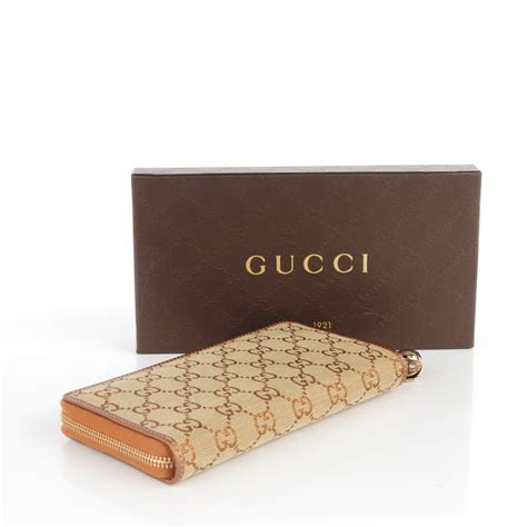 gucci monogram zip around wallet|personalized gucci wallet.